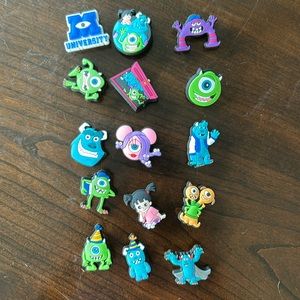 15 piece monster inc croc charms / shoe charm’s/ jibbitz
